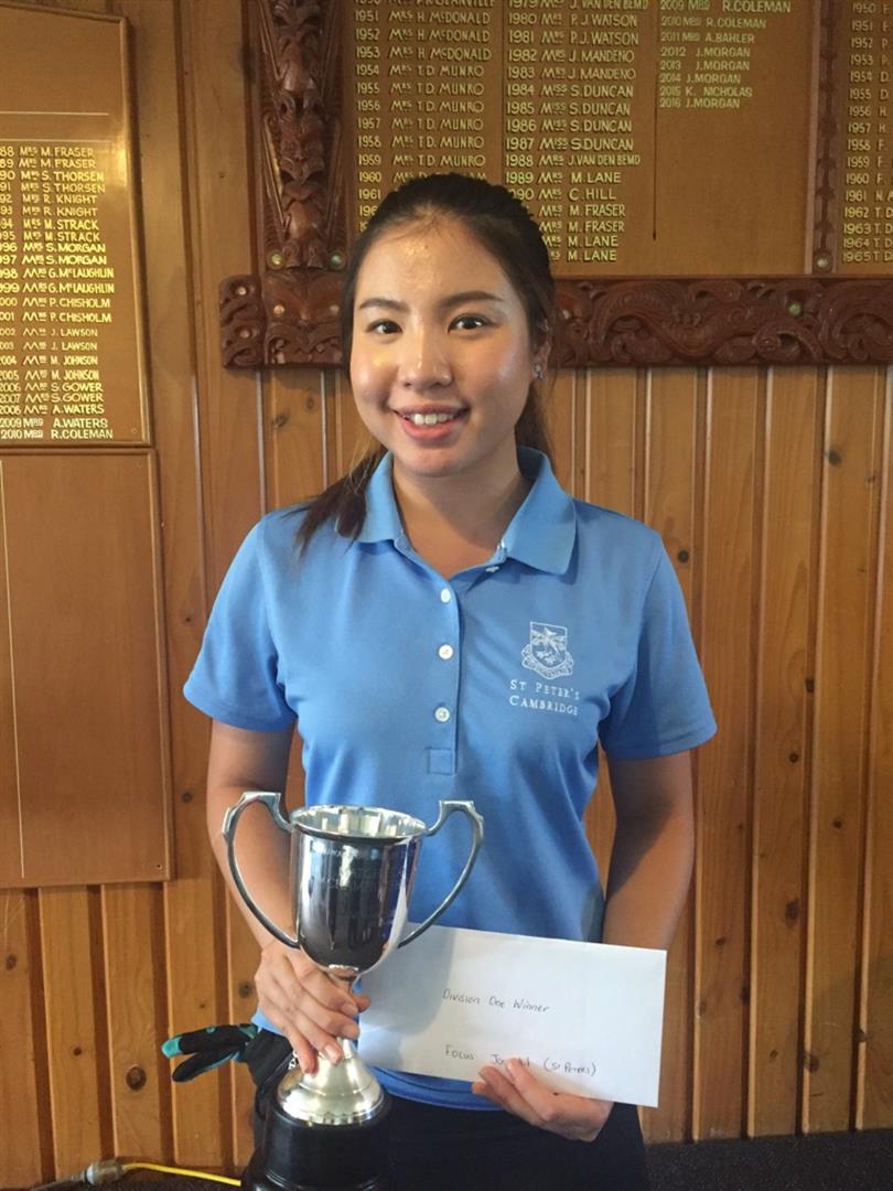 Focus Jonglikit is Waikato Golf Secondary Schools Matchplay Champion 2017
