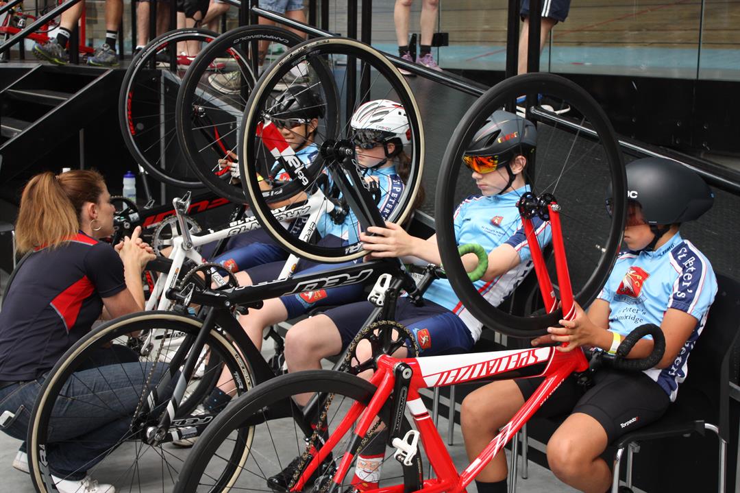 Schools battle it out at cycling event